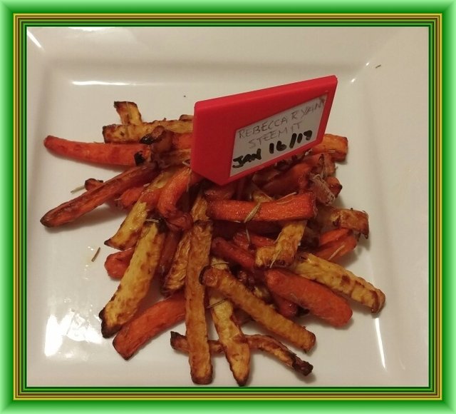 Turnip and Carrot Fries With Rosemary. — Steemit